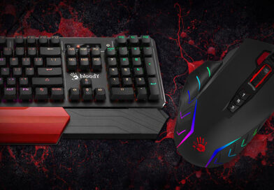 Blood Mouse and Keyboard